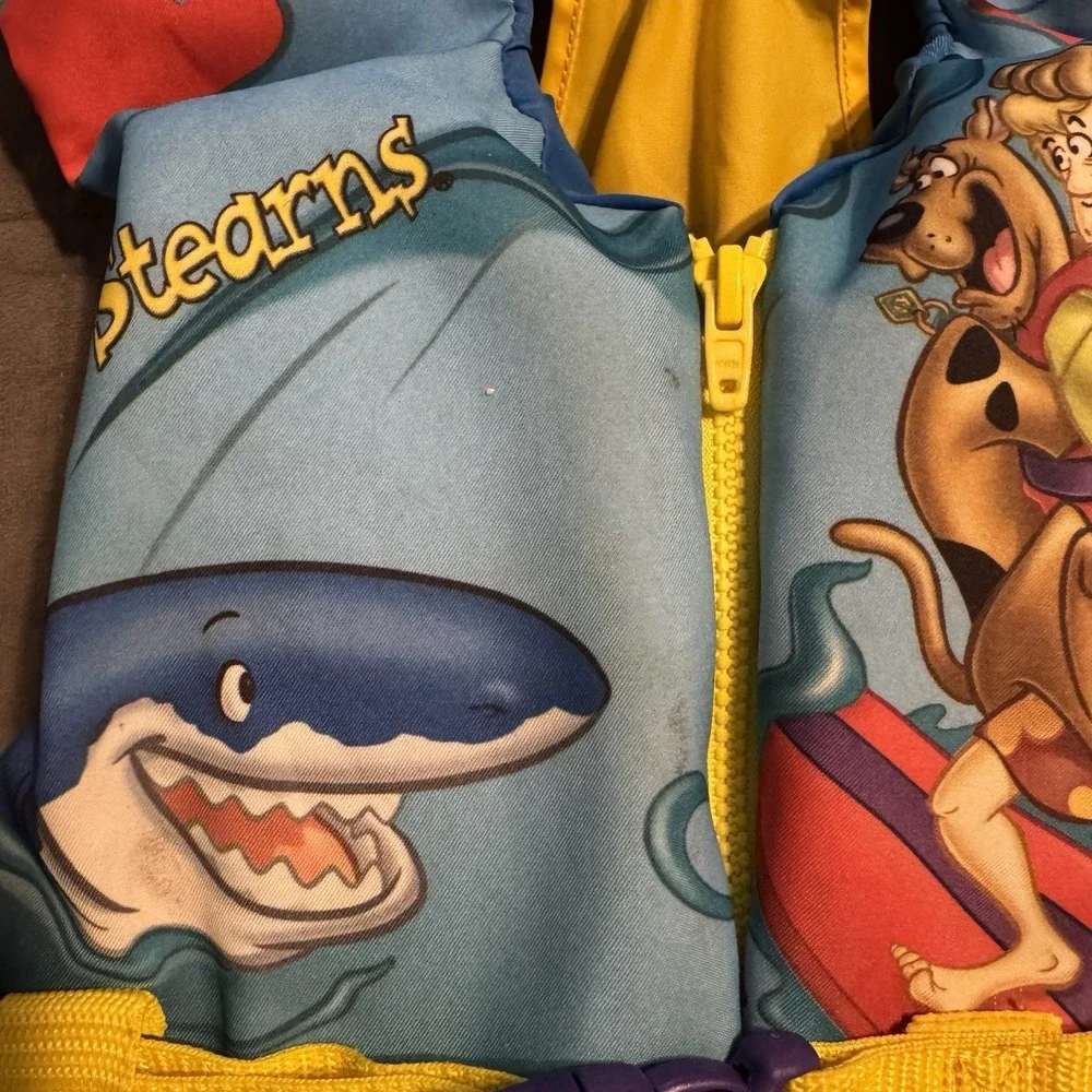 Vintage Scooby‎ Doo Life Vest Children's Life Jacket Hanna-Barbera 30-50 Lbs